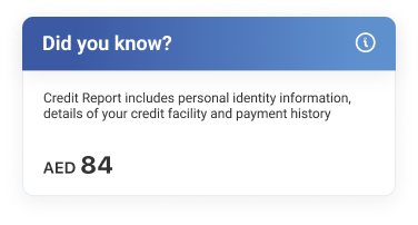Credit Report Card